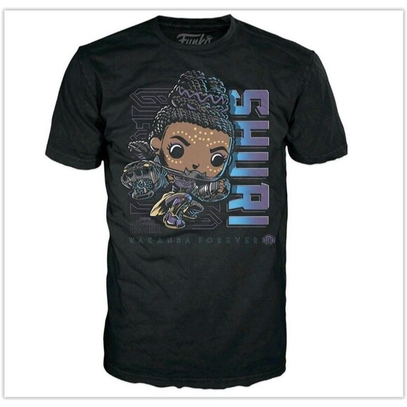 Funko Pop Black Panther Shuri Glow In The Dark & Tee Target Exclusive Size 2XL - Picture 3 of 4